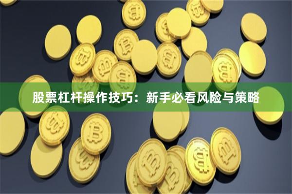股票杠杆操作技巧：新手必看风险与策略
