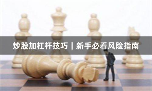 炒股加杠杆技巧｜新手必看风险指南
